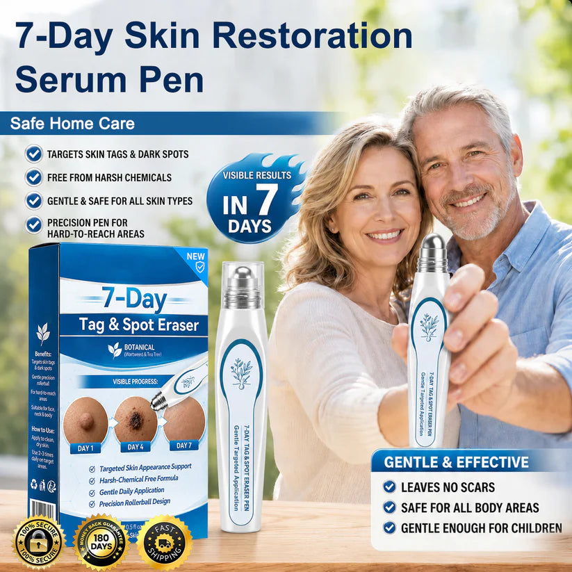 𝟕-𝐃𝒂𝘆 𝐒𝗸𝐢𝐧 𝐓𝒂𝗴 & 𝐒𝐩𝙤𝐭 𝐄𝐫𝒂𝐬𝙚𝐫 Painless & Scar-Free Advanced Imperfection Remova𝗜 Ro𝗜𝗜erba𝗜𝗜 Pen