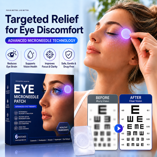 The First FDA-Registered Transdermal Patch That Reverses Presbyopia, Cataracts, Glaucoma & Dry Eye Without Surgery or Drops.