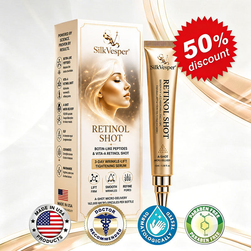 🧠👨‍⚕️Made and shipped from the USA 💫SilkVesper® Botin & Vita-A Retinol Shot Wrinkle-Lift Tightening cream - Last Day Promotion 70% OFF