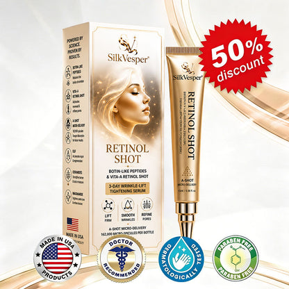 🧠👨‍⚕️Made and shipped from the USA 💫SilkVesper® Botin & Vita-A Retinol Shot Wrinkle-Lift Tightening cream - Last Day Promotion 70% OFF