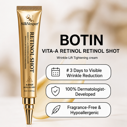 🧠👨‍⚕️Made and shipped from the USA 💫SilkVesper® Botin & Vita-A Retinol Shot Wrinkle-Lift Tightening cream - Last Day Promotion 70% OFF