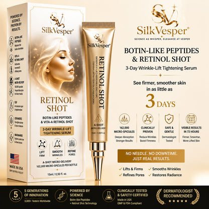 🧠👨‍⚕️Made and shipped from the USA 💫SilkVesper® Botin & Vita-A Retinol Shot Wrinkle-Lift Tightening cream - Last Day Promotion 70% OFF