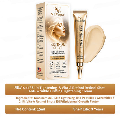 🧠👨‍⚕️Made and shipped from the USA 💫SilkVesper® Botin & Vita-A Retinol Shot Wrinkle-Lift Tightening cream - Last Day Promotion 70% OFF
