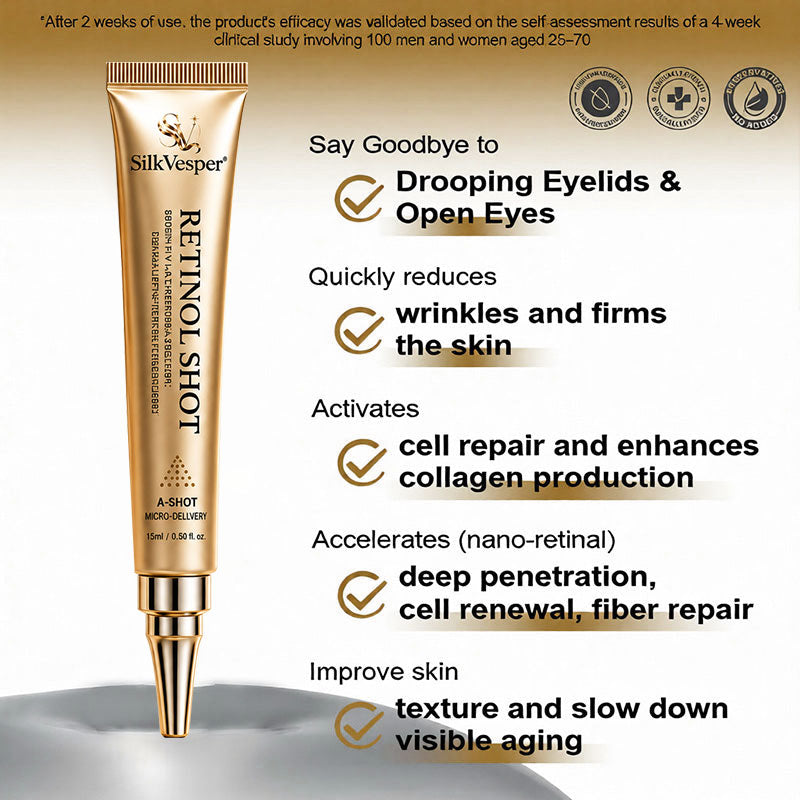 🧠👨‍⚕️Made and shipped from the USA 💫SilkVesper® Botin & Vita-A Retinol Shot Wrinkle-Lift Tightening cream - Last Day Promotion 70% OFF