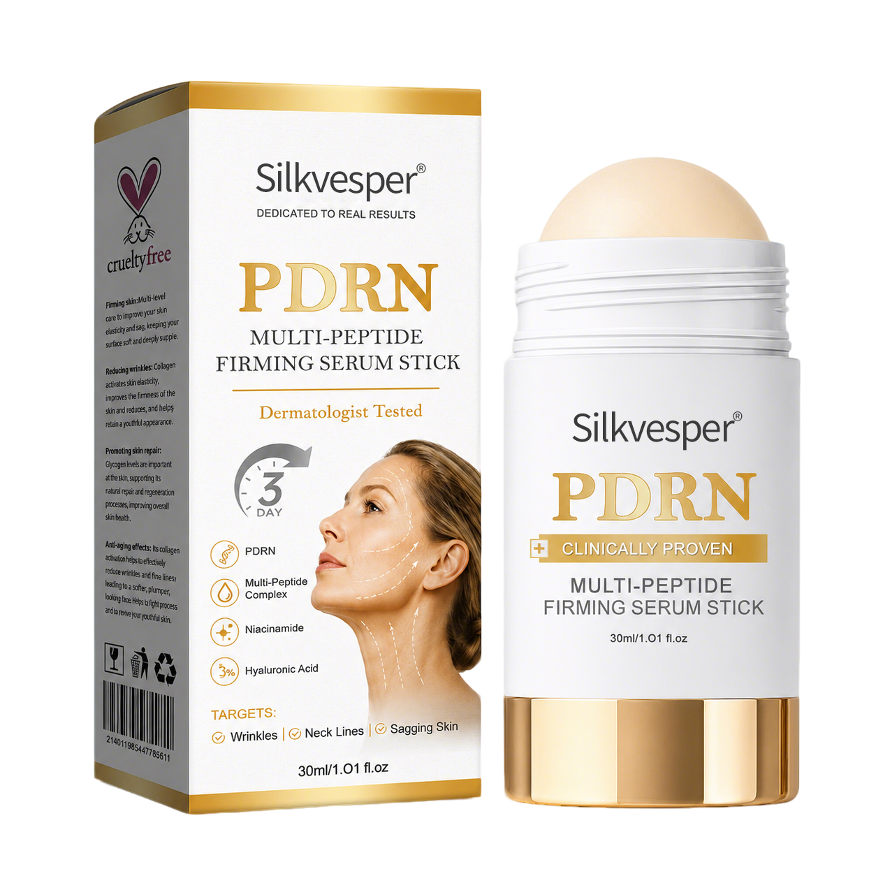 👩‍🔬✨Silkvesper PDRN Multi-Peptide Firming Serum Stick👩‍🔬LAST DAY 70% OFF