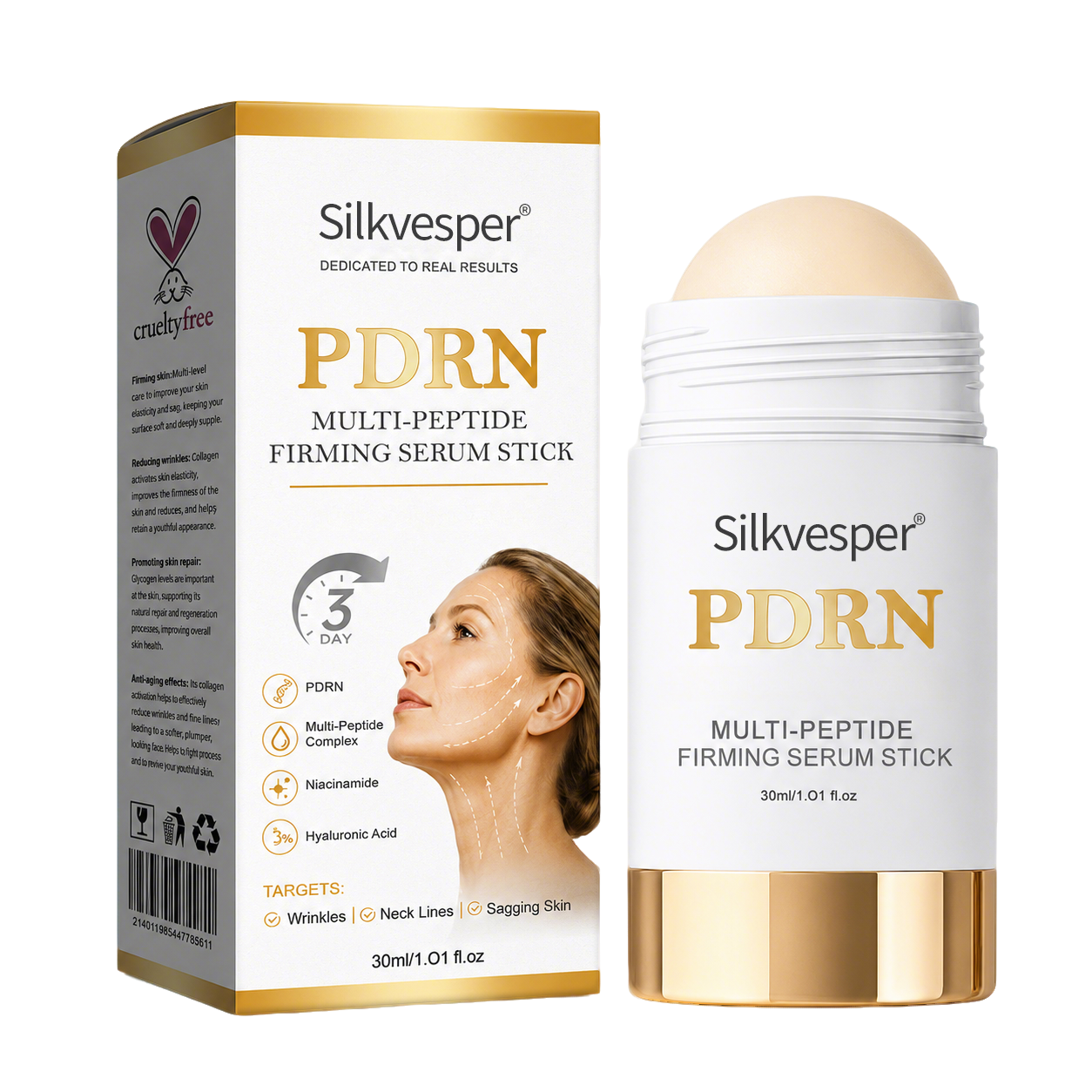 👩‍🔬✨Silkvesper PDRN Multi-Peptide Firming Serum Stick👩‍🔬LAST DAY 70% OFF