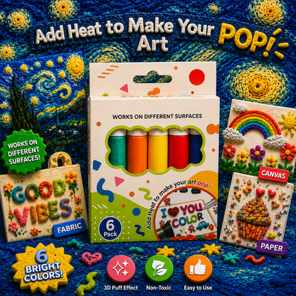 Save 50% by ordering today!!! 3D Relief Art Pen – Turn Flat Drawings Into Touchable 3D Art