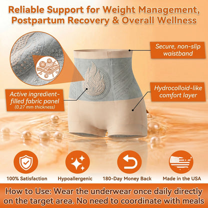 SilkVesper® 🌼💖30-Min All-in-One Micro-Particle Fat-Burning Shorts✅Ignites deep microcirculation to melt fat, flush toxins, and reverse metabolic aging.