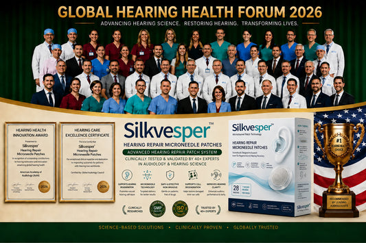 Silkvesper HEARING REPAIR MICRONEEDLE PATCHES ✅ Targets Hearing Loss, Tinnitus, Ear Infections, Balance Disorders, and Age-Related Ear Degeneration.