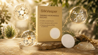 ☀️🌙 Made & Loved in the USA 💫 SilkVesper® Transdermal Tanning Patch — Glow All Day, Night & Save 85% Today!