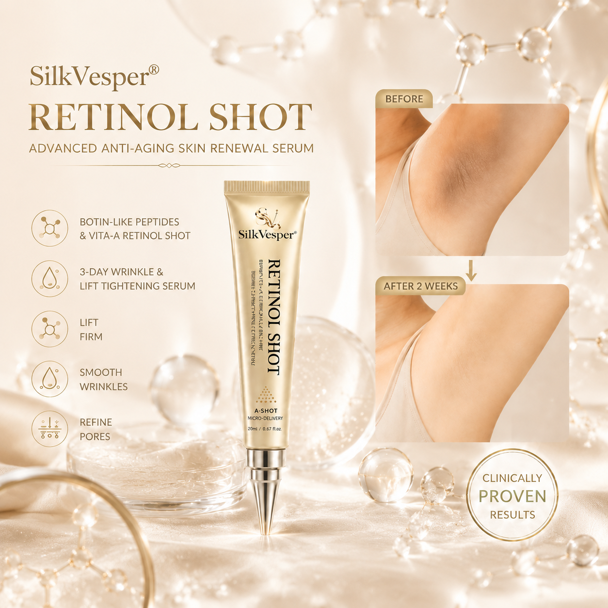 SilkVesper® Botin & Vita-A Retinol Shot