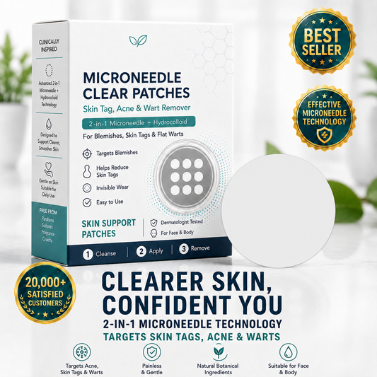 🔥LAST DAY 60% OFF Silkvesper 2-in-1 Microneedle & Hydrocolloid Star Patch