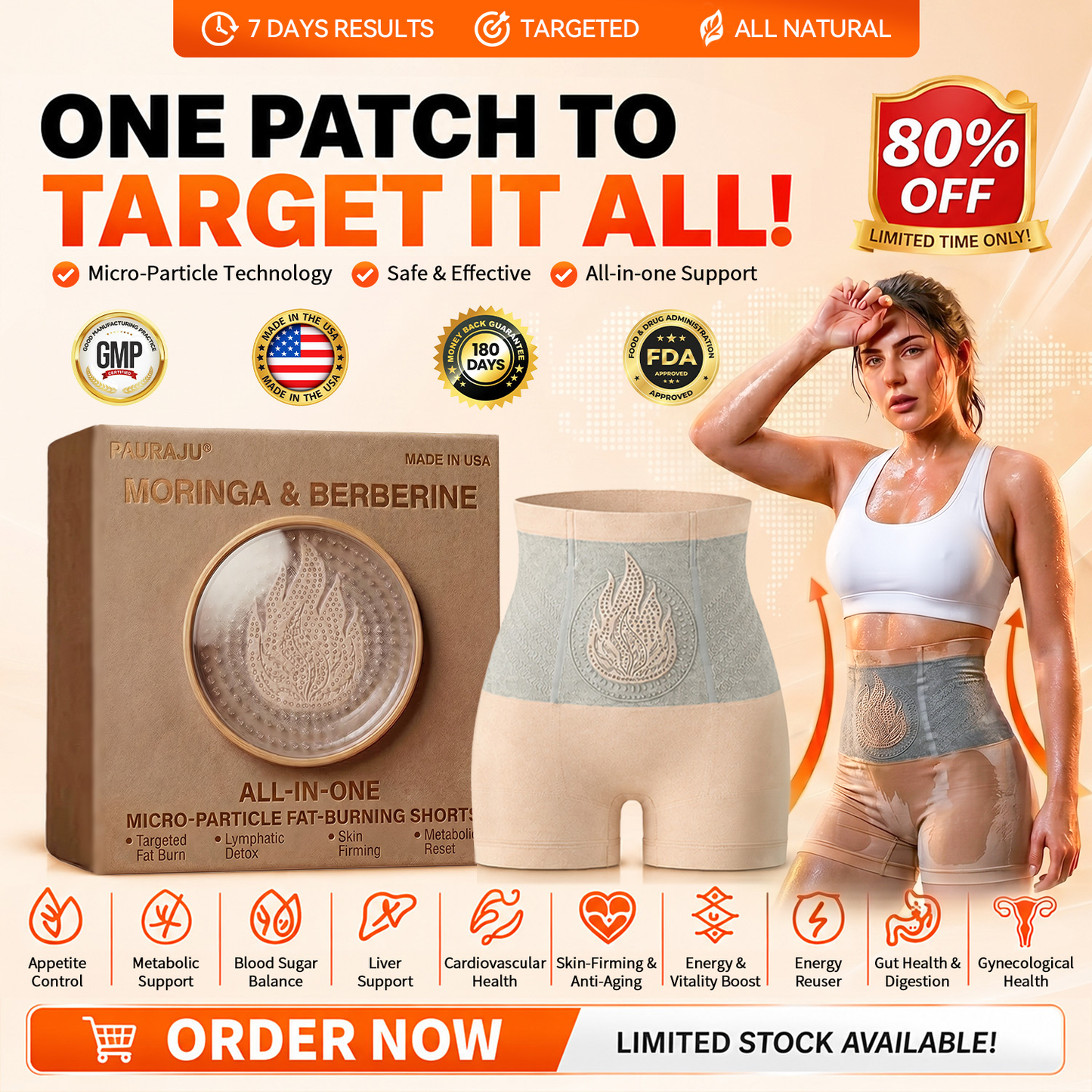 SilkVesper® 🌼💖30-Min All-in-One Micro-Particle Fat-Burning Shorts✅Ignites deep microcirculation to melt fat, flush toxins, and reverse metabolic aging.
